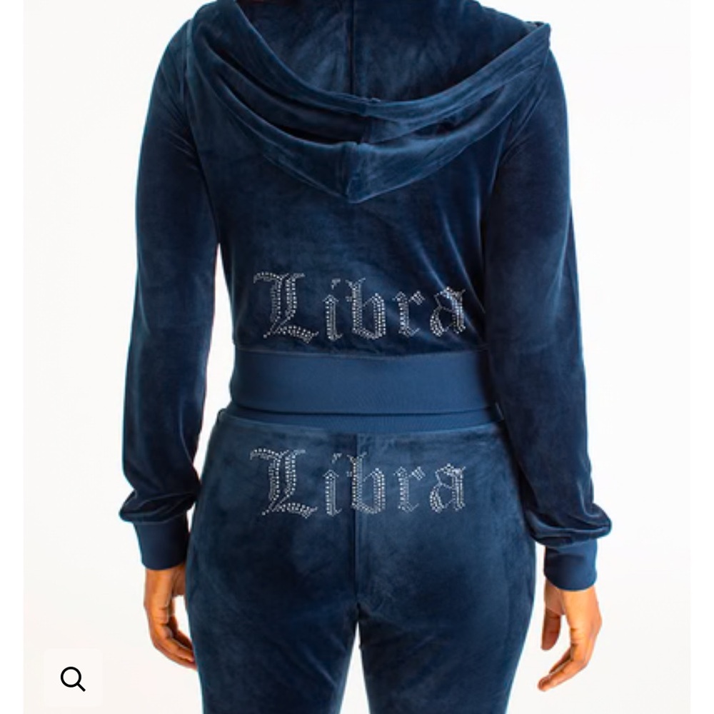 Juicy Couture Libra Big Bling Velour Set